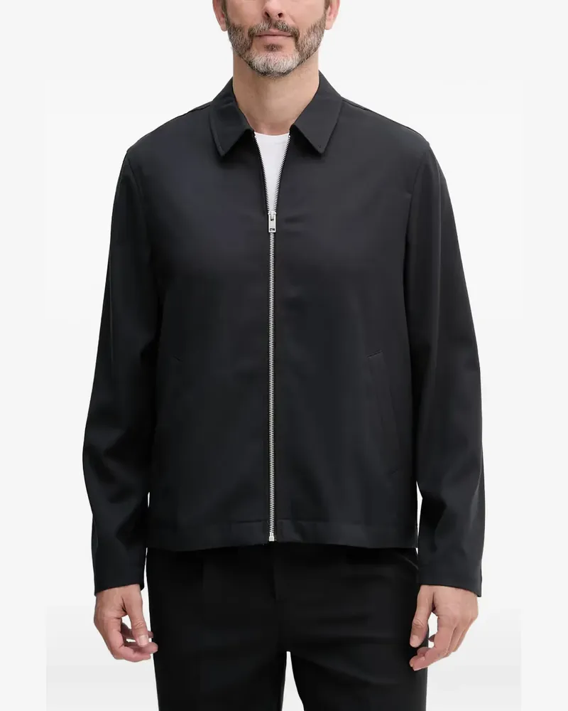 Lindbergh zip-up shirt jacket - Schwarz Schwarz