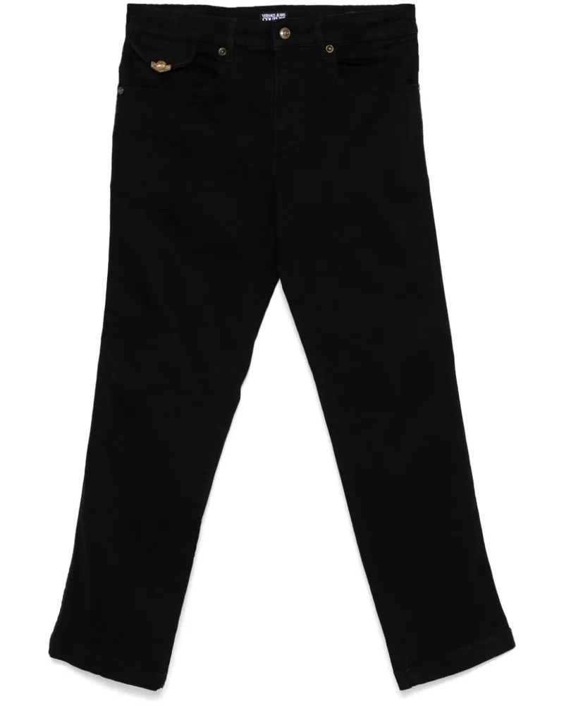 Versace Jeans Jeans mit geradem Bein - Schwarz Schwarz