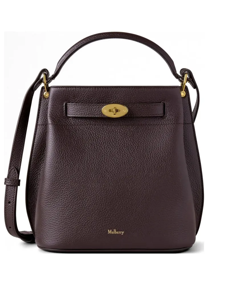 Mulberry Islington grained-leather bucket bag - Braun Braun