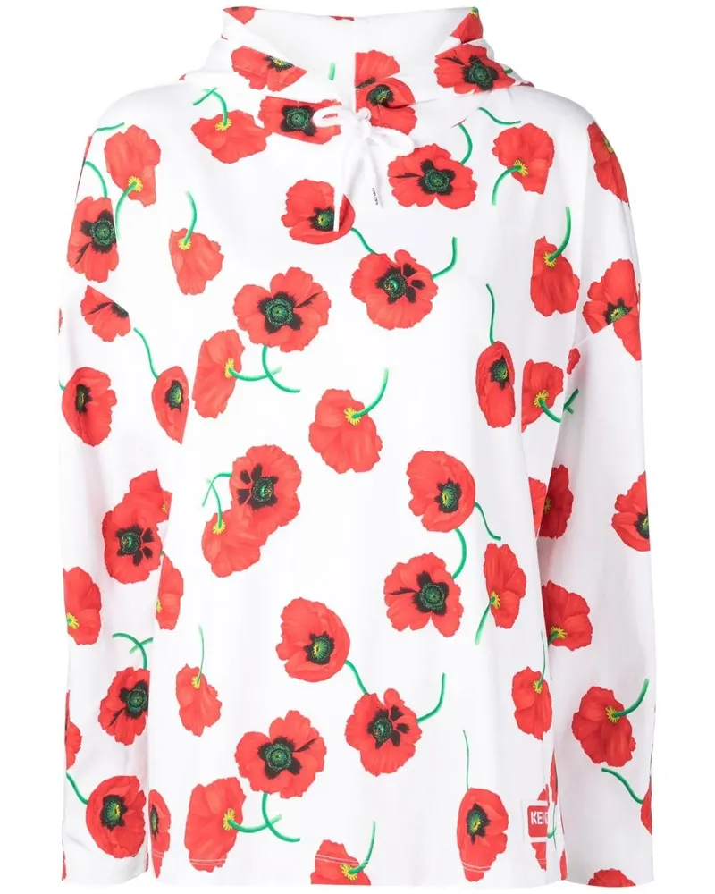 Kenzo Poppy Hoodie - Weiß Weiß