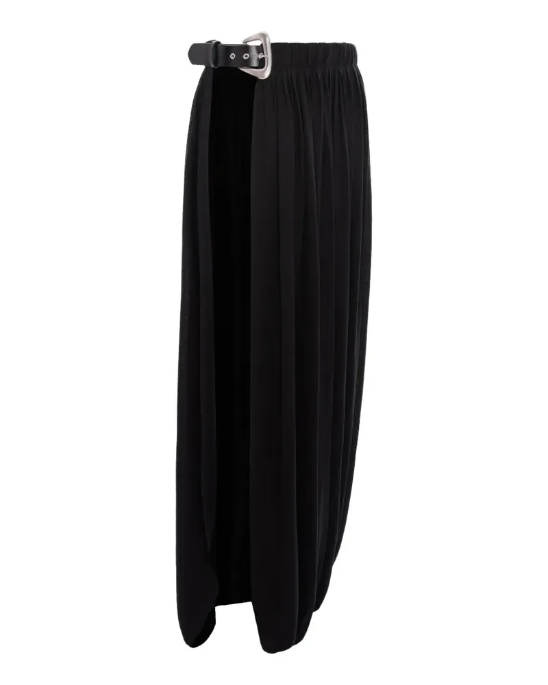 Seen Users belted pleated skirt - Schwarz Schwarz