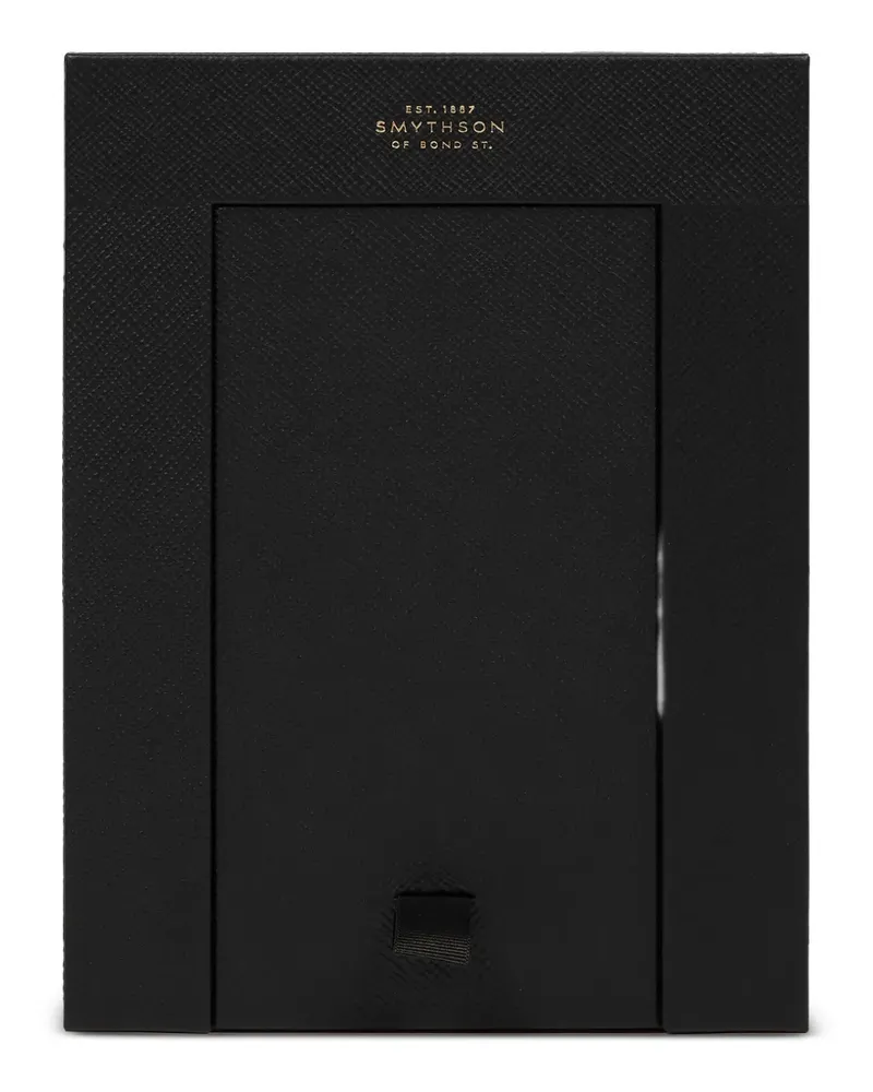 Smythson Doppeltes Bilderrahmen - Schwarz Schwarz