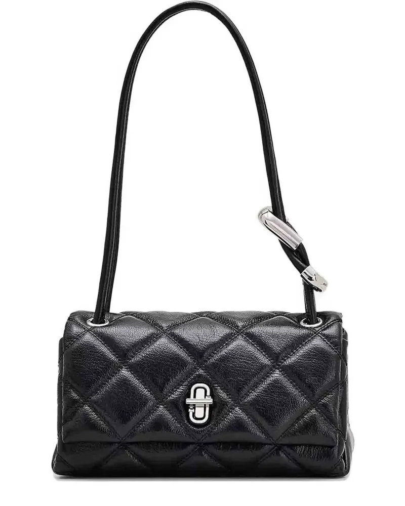 Marc Jacobs Gesteppte Schultertasche - Schwarz Schwarz