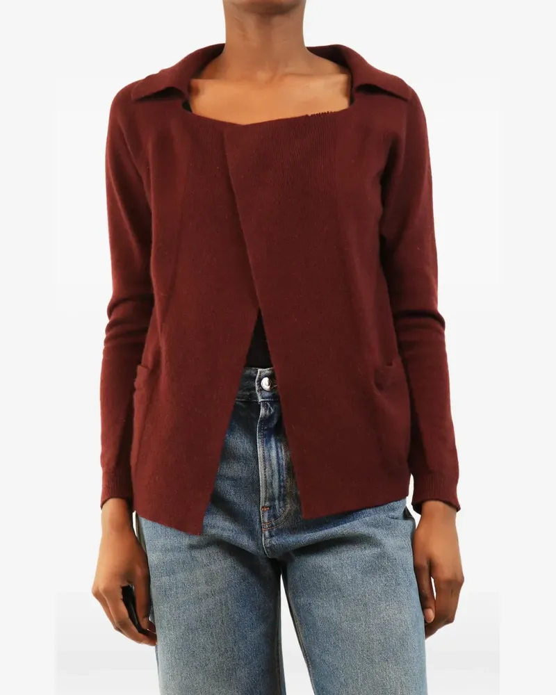 Max Mara Offener Cardigan - Rot Rot