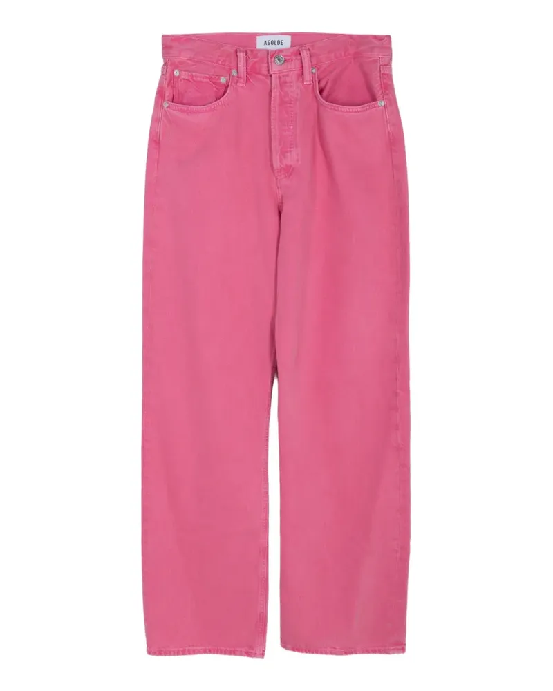 AGOLDE straight-leg denim jeans - Rosa Rosa