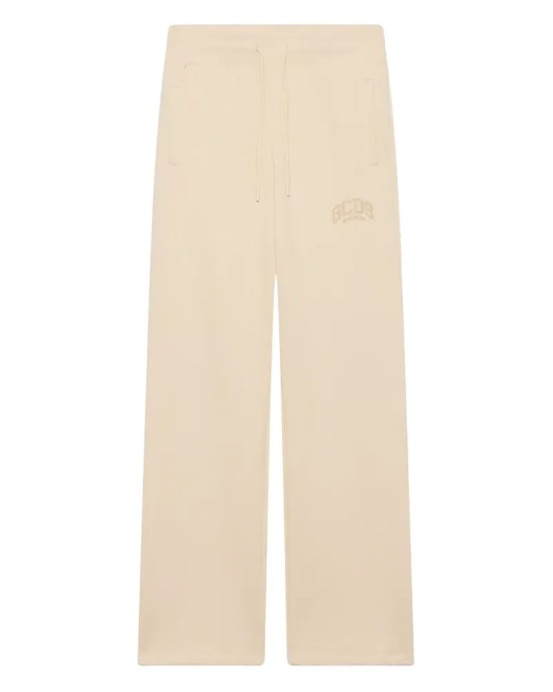 GCDS logo-print pants - Nude Nude