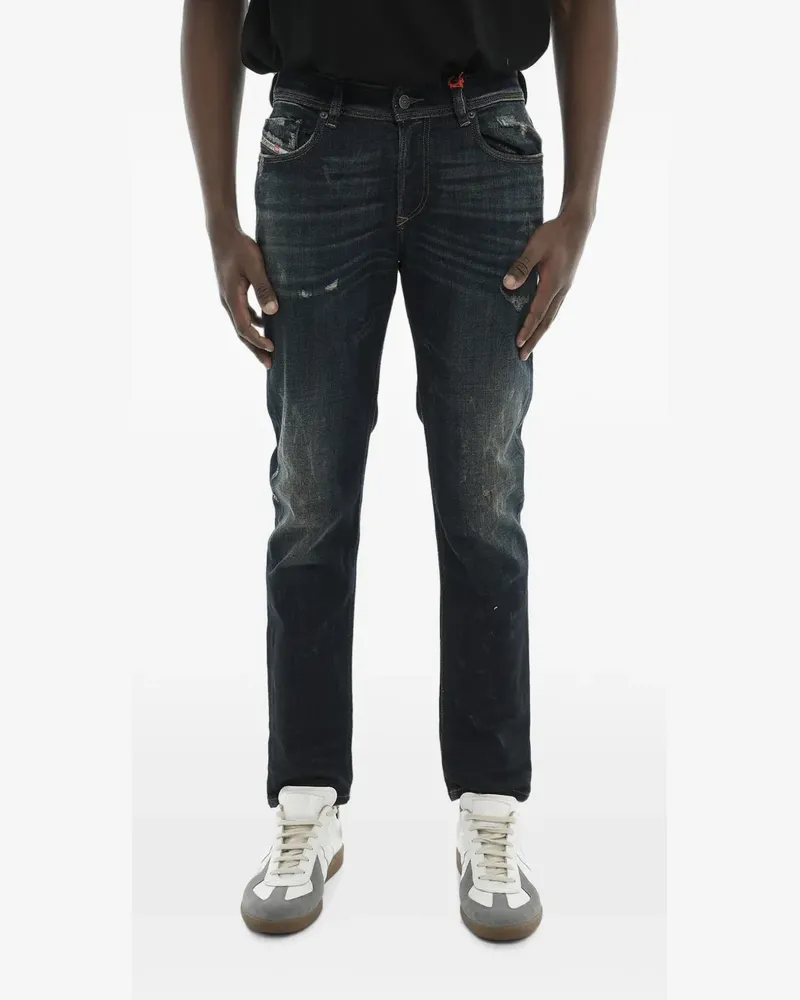 Diesel 1979 Sleenker whiskered jeans - Blau Blau