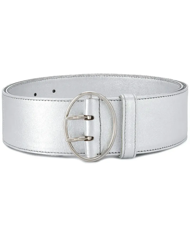 Prada Breiter Gürtel mit Schnalle - Silber Silber