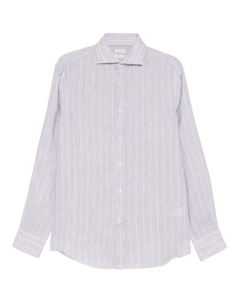 Brunello Cucinelli striped shirt - Grau Grau