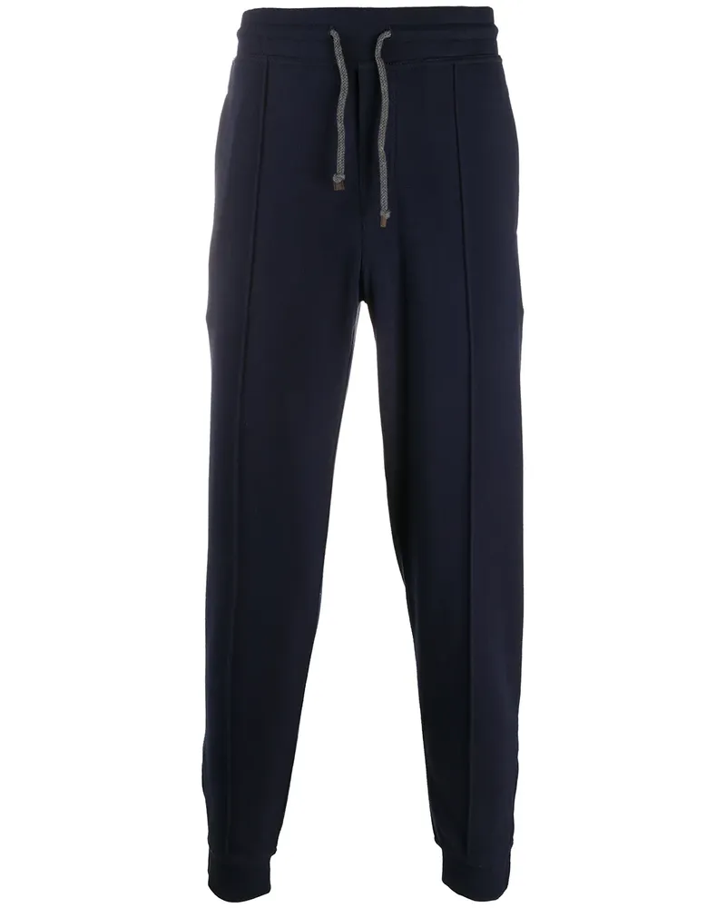 Brunello Cucinelli Jersey-Jogginghose - Blau Blau