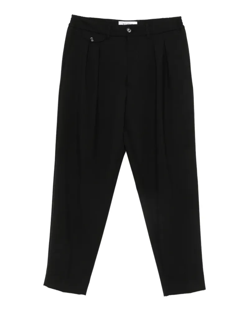 Be Able Hose mit Bundfalten - Schwarz Schwarz