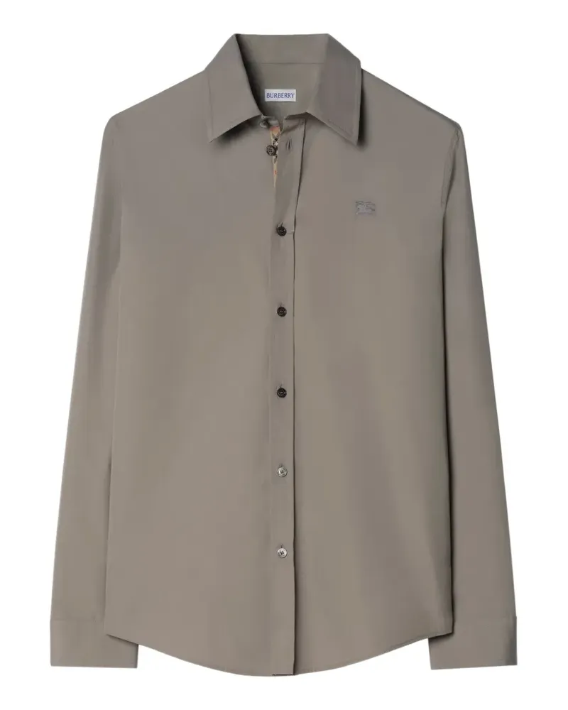 Burberry Classic fit cotton poplin shirt - Grau Grau