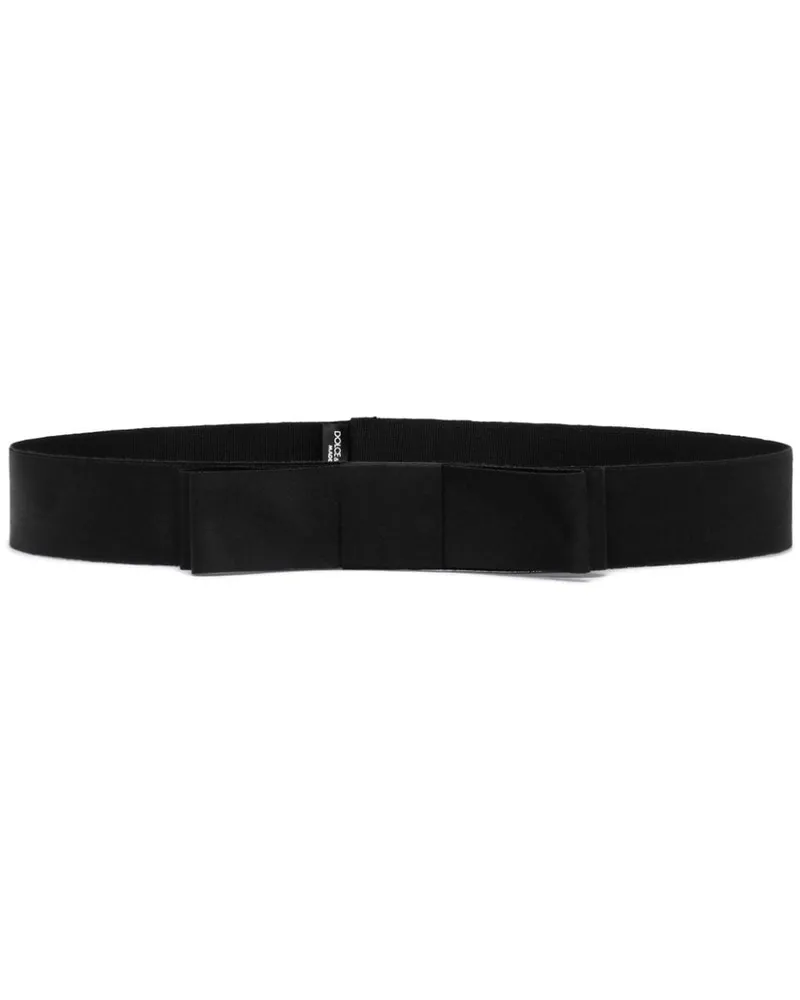 Dolce & Gabbana Gürtel mit Schleife - Schwarz Schwarz