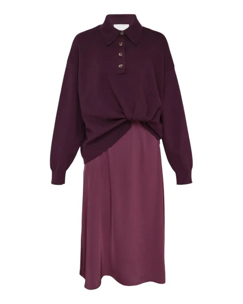 3.1 phillip lim Midikleid im Layering-Look - Braun Braun