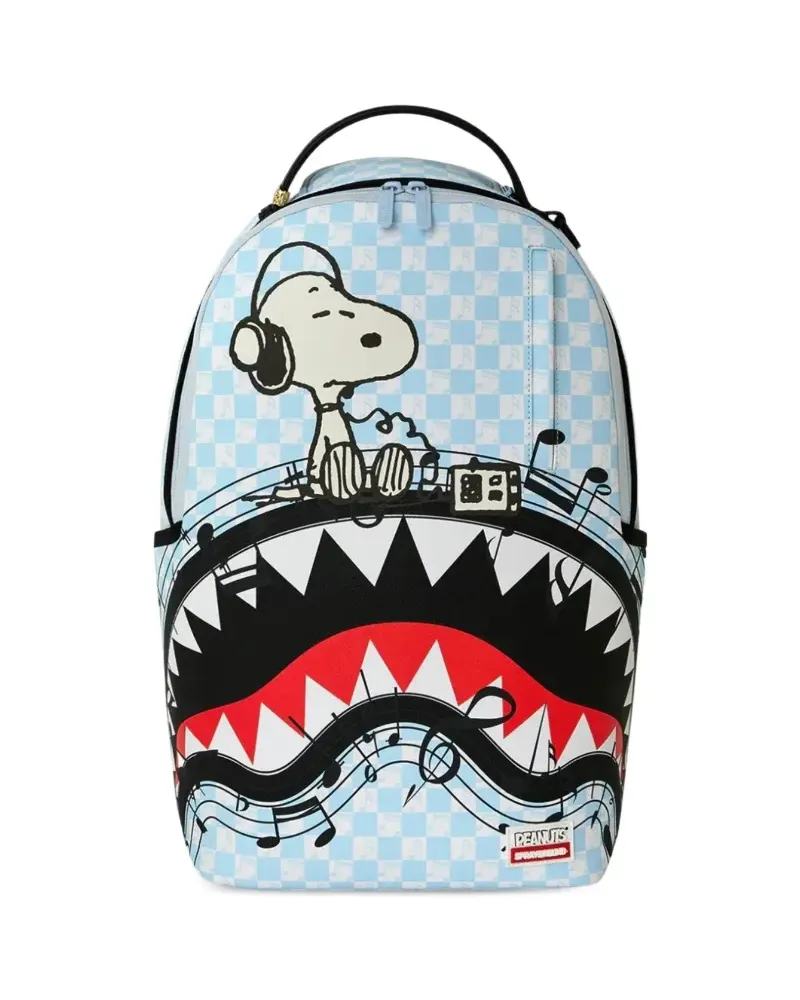 Sprayground x Peanuts Snoopy Jams Shark backpack - Blau Blau