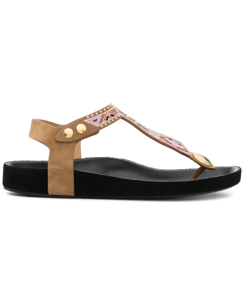 Isabel Marant Enore Sandalen - Schwarz Schwarz