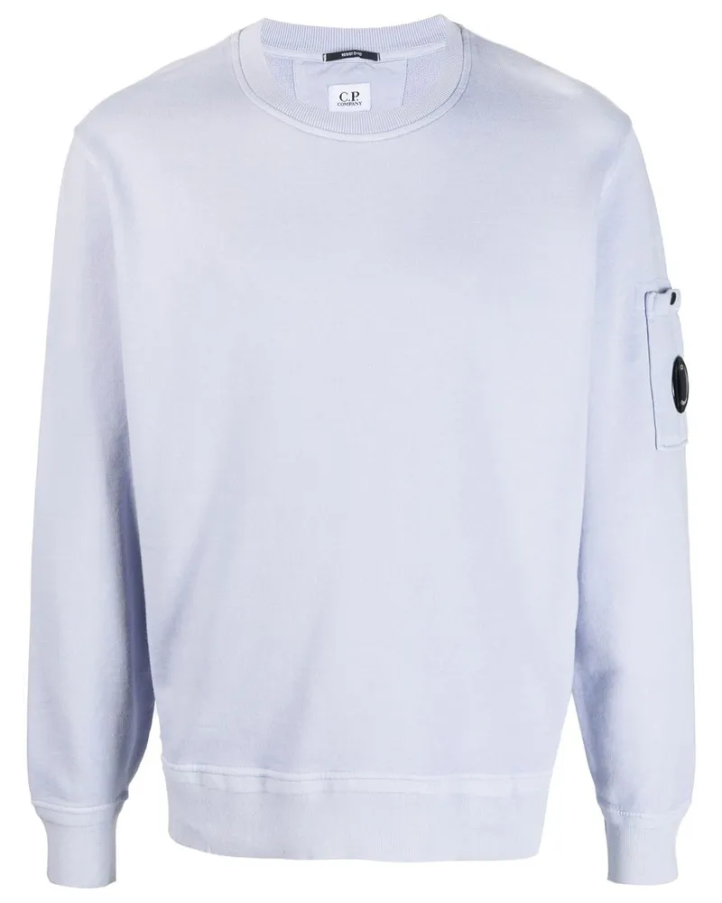 C.P. Company Sweatshirt mit Rundhalsausschnitt Violett