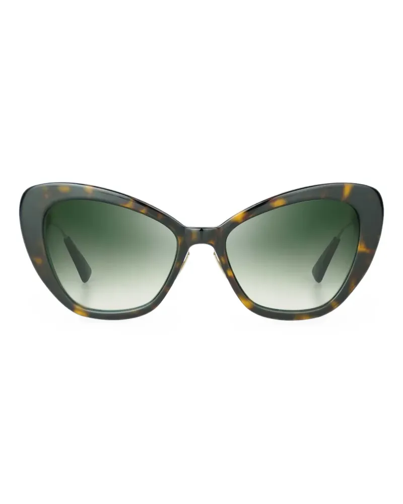 Bugatti tortoiseshell-effect cat-eye sunglasses - Braun Braun