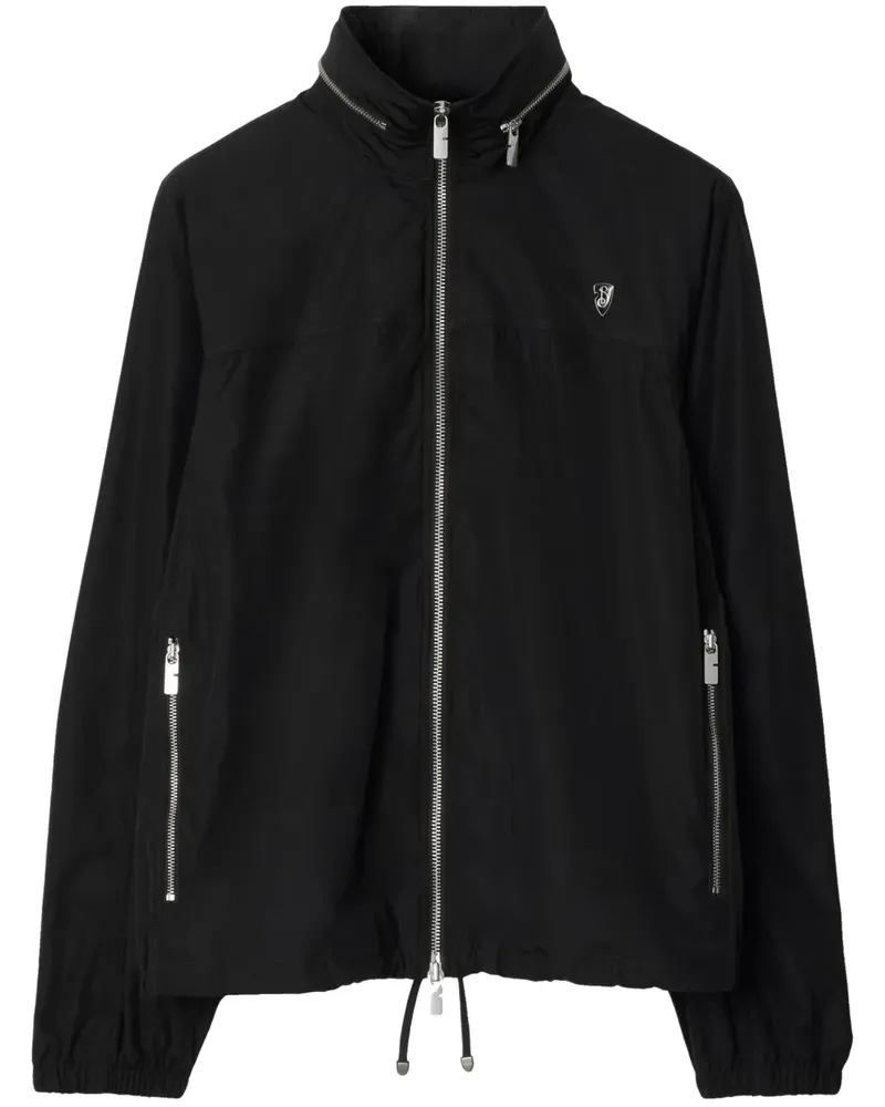 Burberry Leichte Kapuzenjacke - Schwarz Schwarz