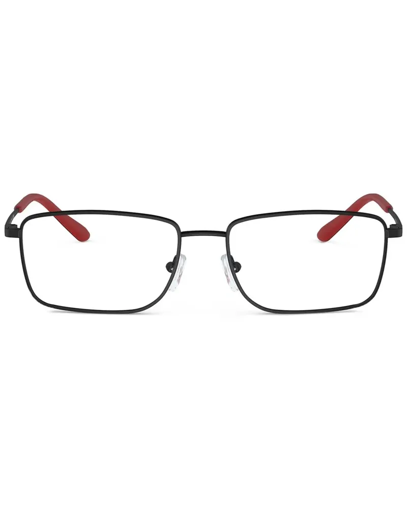 Armani Exchange Brille mit eckigem Gestell - Schwarz Schwarz