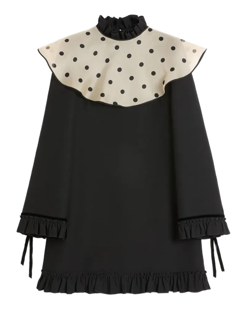 Valentino Garavani Crepe Couture Minikleid - Schwarz Schwarz