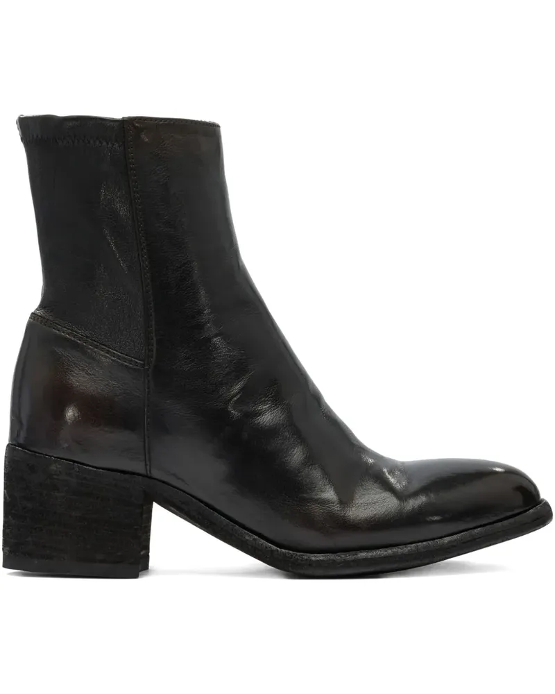 Officine Creative Italia Stiefel mit Reißverschlussdetail 55mm - Schwarz Schwarz