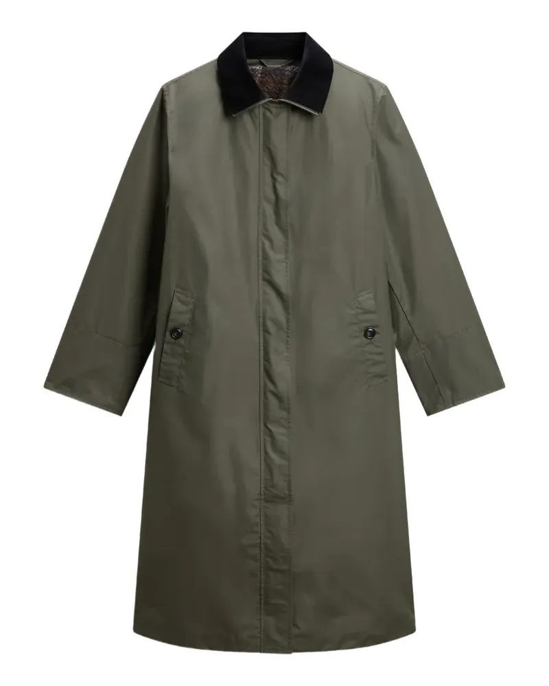 Woolrich Parka mit Kontrastkragen - Grün Grün