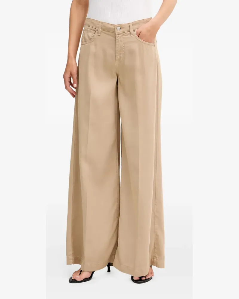 VICOLO wide-leg jeans - Nude Nude