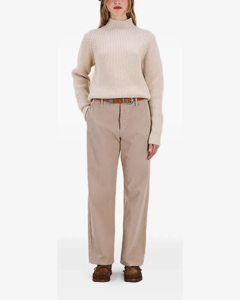 Fortela Leona1 high-neck ribbed sweater - Nude Nude