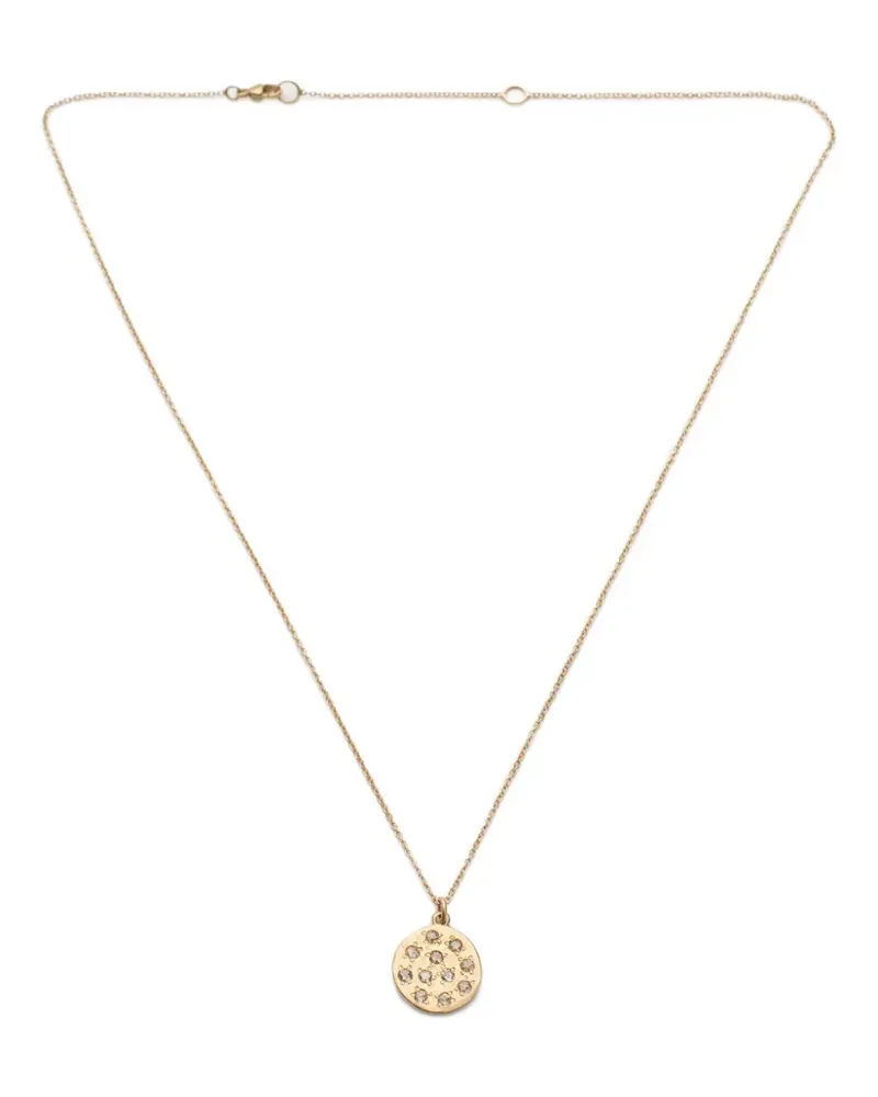 Brooke Gregson 14K yellow gold Mini Mars Diamonds necklace Gold