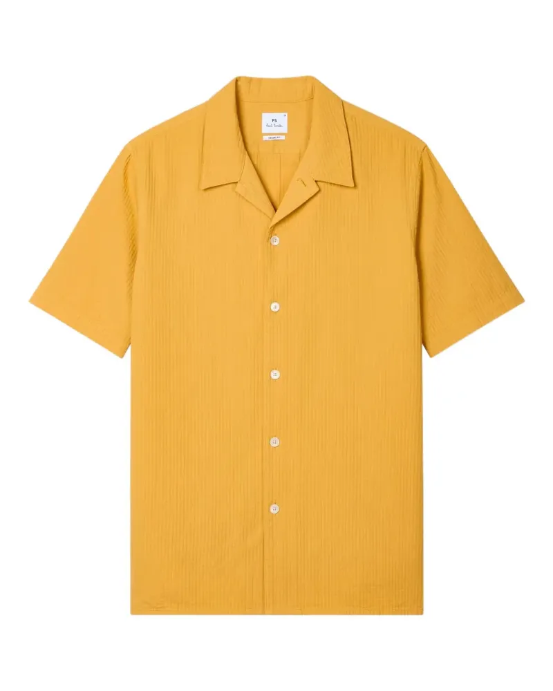 Paul Smith ribbed short-sleeve shirt - Gelb Gelb