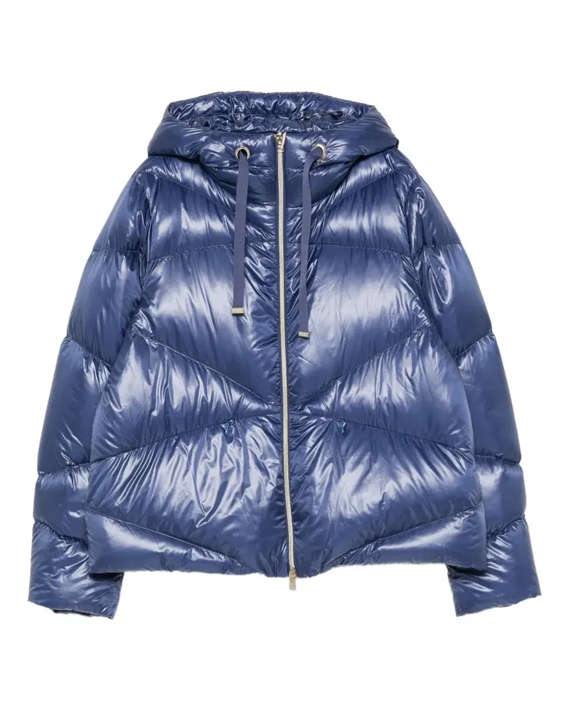 Herno Gesteppte Kapuzenjacke - Blau Blau