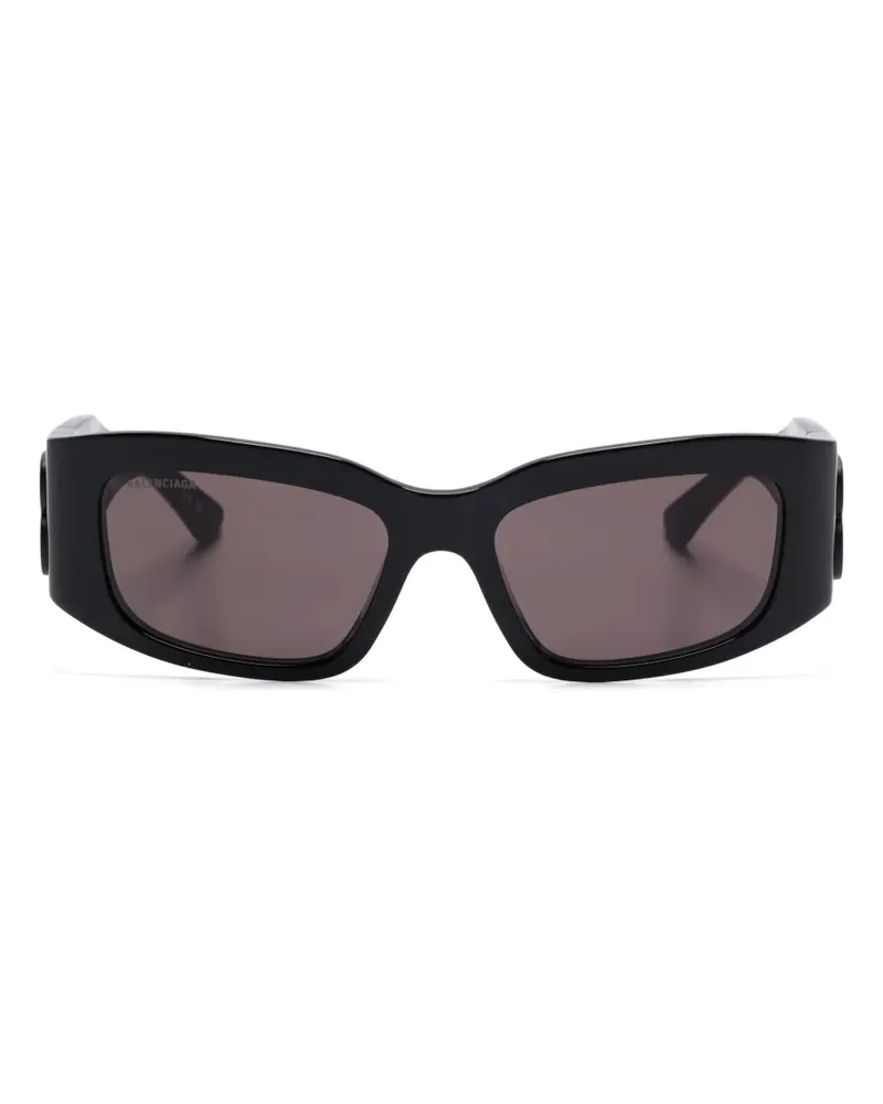 Balenciaga Bossy Cat Sonnenbrille - Schwarz Schwarz