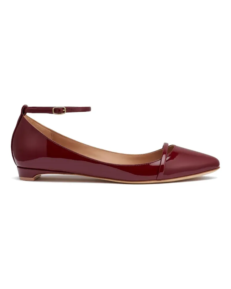 Malone Souliers patent leather Mary ballet flats - Rot Rot