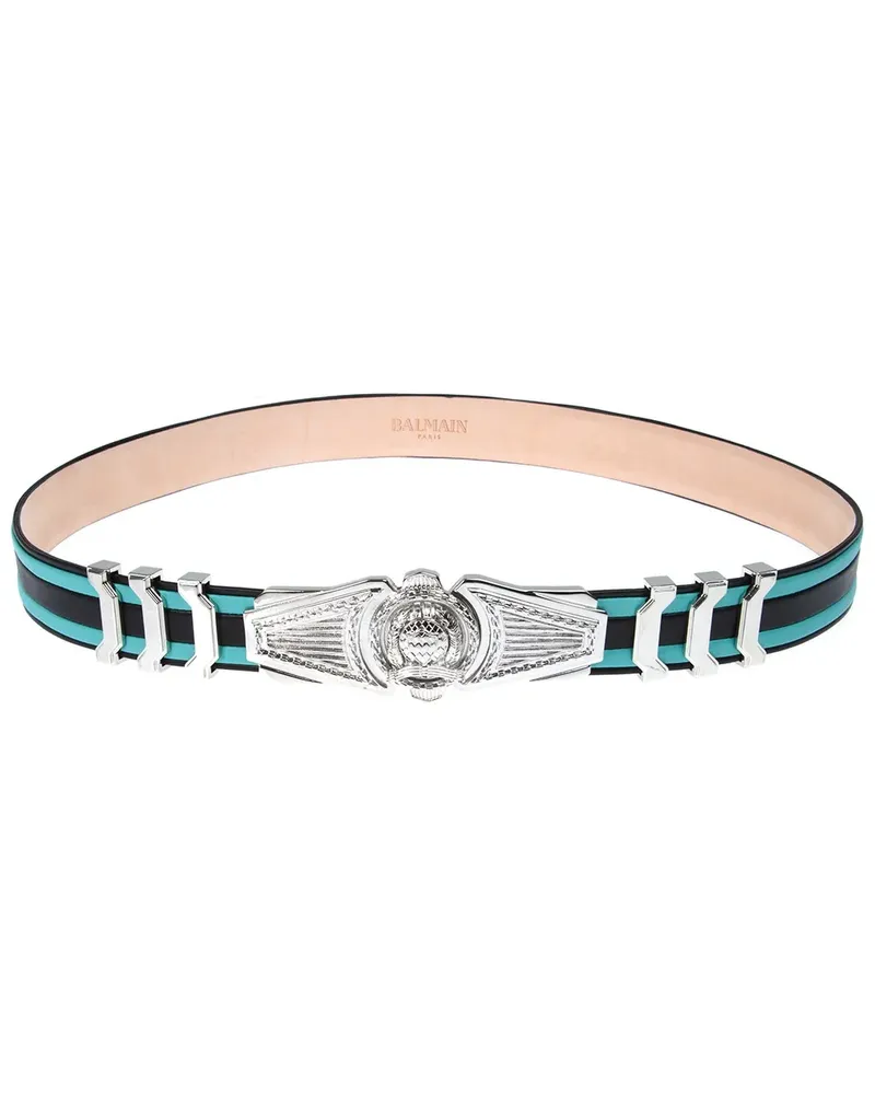 Balmain calf leather belt - MINTY Minty