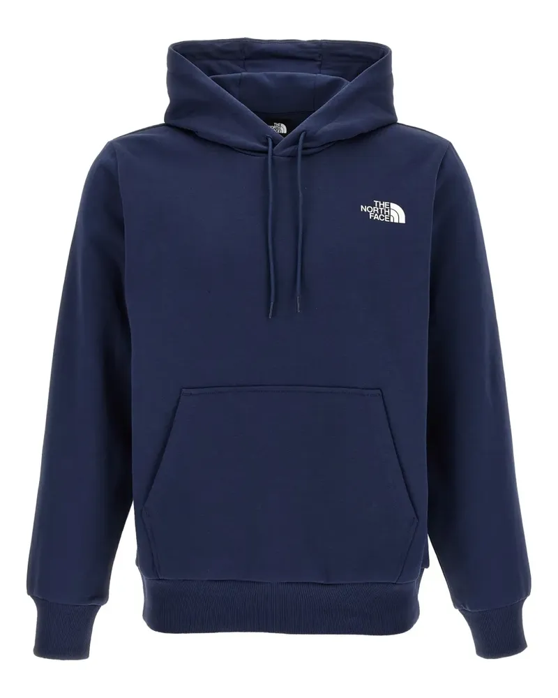 The North Face Hoodie mit Logo-Print - Blau Blau