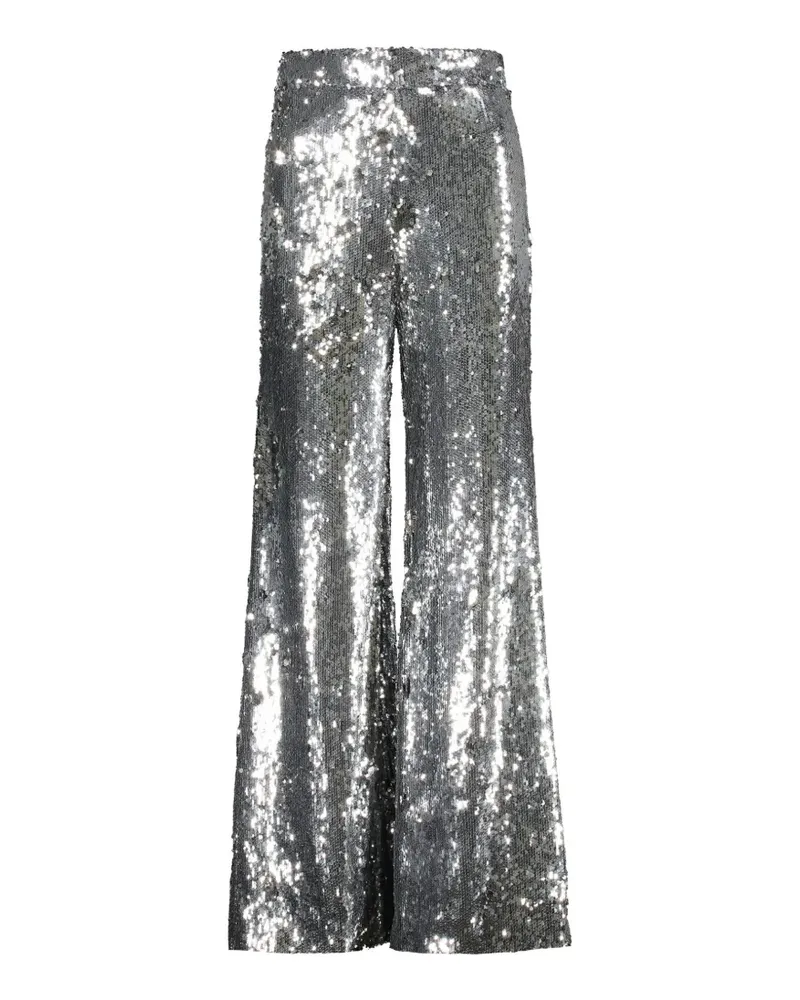 ELLERY Weite Hose mit Pailletten - Silber Silber