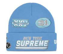 x New Era Football Beanie - Blau