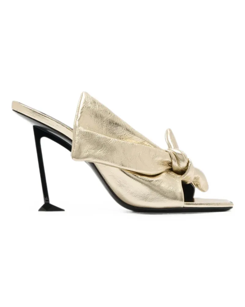 Givenchy Boudoir bow-detail sandals - Gold Gold