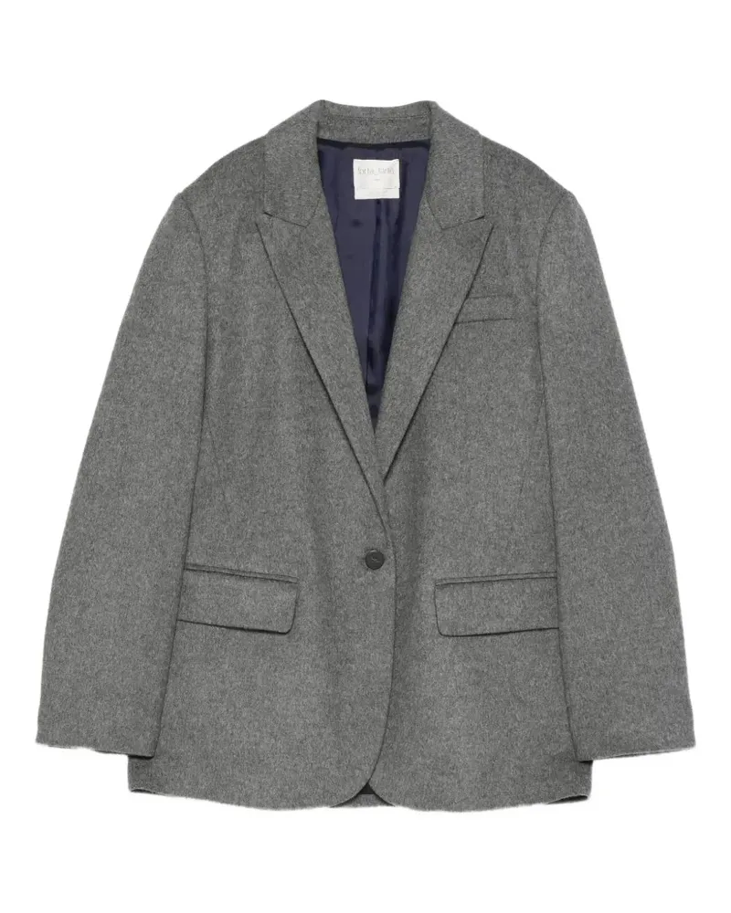 forte_forte single-breasted blazer - Grau Grau