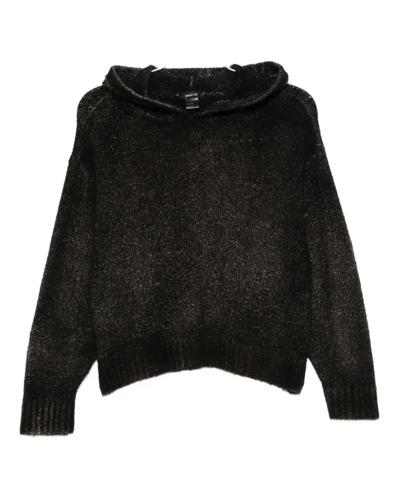 Avant Toi hooded sweater - Schwarz Schwarz