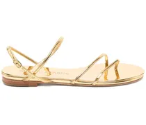 Flache Helix Sandalen - Gold