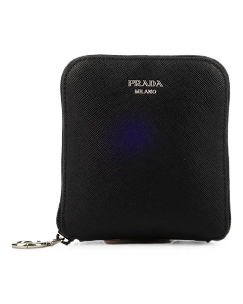 Prada Saffiano calf leather make-up bag - Schwarz Schwarz