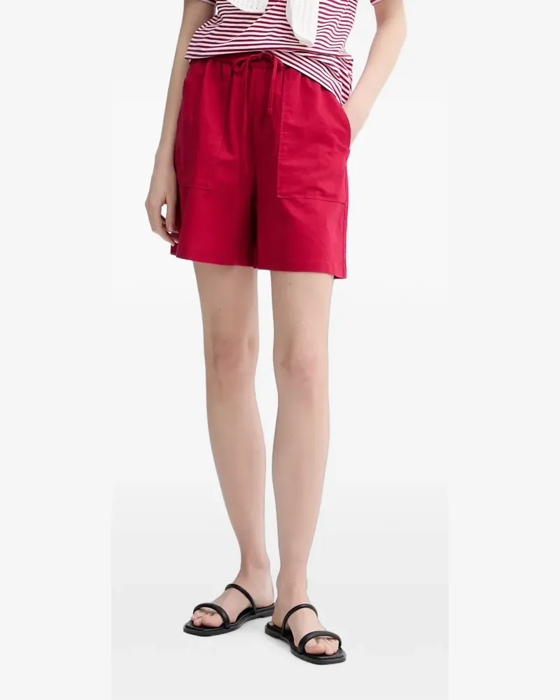 Marc O'Polo Shorts mit Kordelzug - Rot Rot