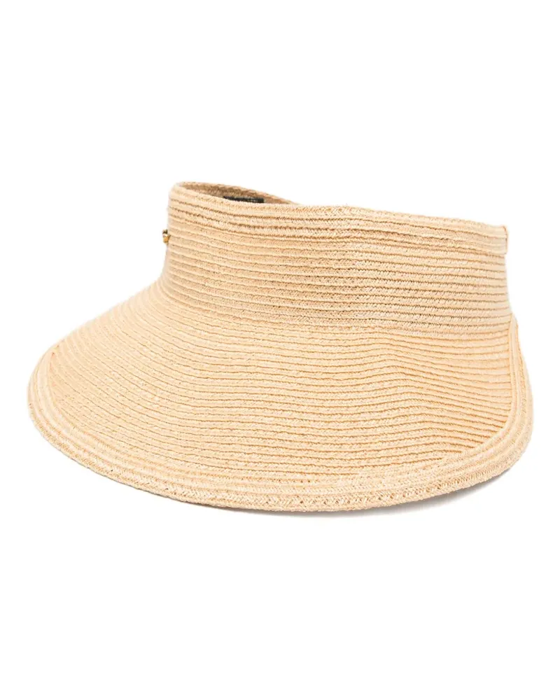 Borsalino Hut mit Logo-Applikation - Nude Nude