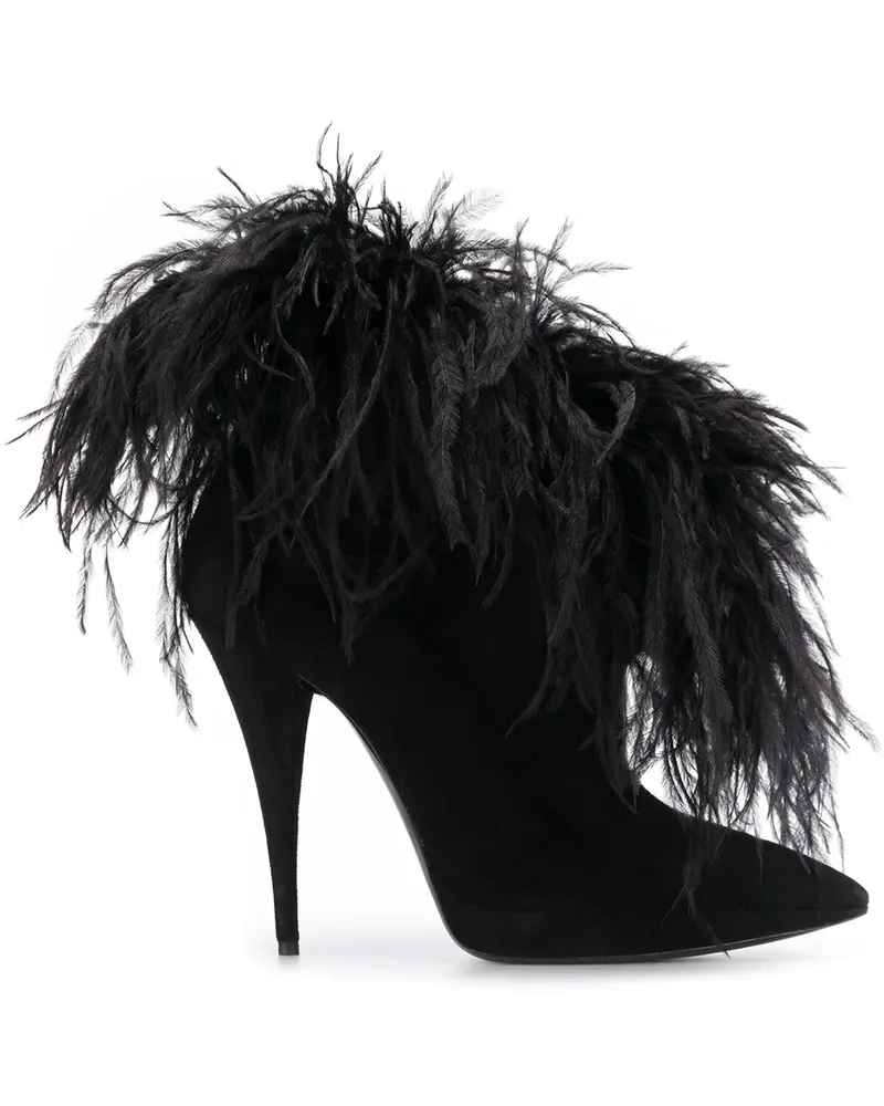 Saint Laurent Zizi 110mm' Stiefeletten - Schwarz Schwarz