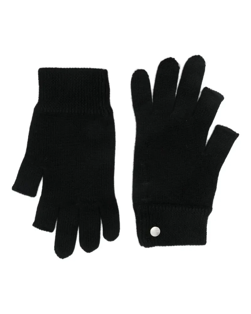 Rick Owens Handschuhe aus Kaschmir - Schwarz Schwarz