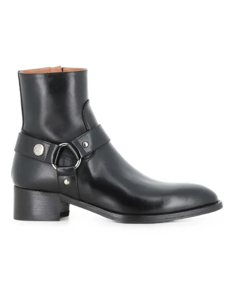 Alberto Fasciani harness leather ankle boots - Schwarz Schwarz