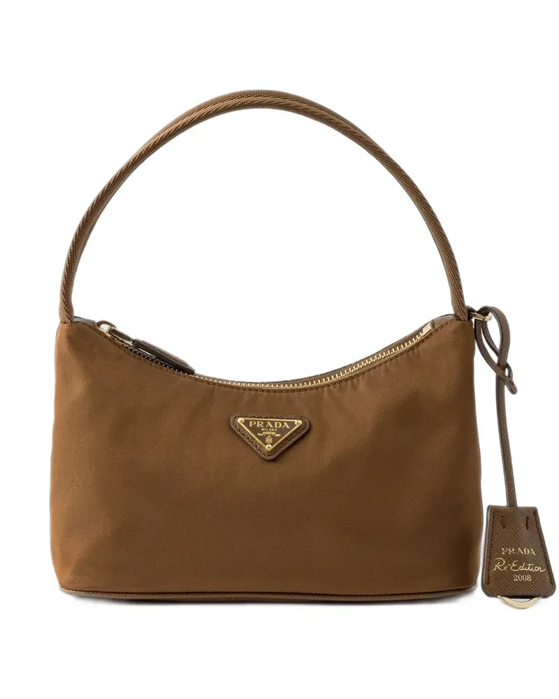 Prada Re-Edition 2008 Re-Nylon Mini-Tasche - Braun Braun