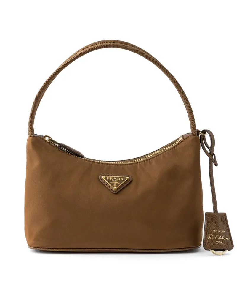 Prada Re-Edition 2008 Re-Nylon Mini-Tasche - Braun Braun